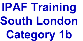 IPAF Training
South London
Category 1b
